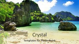  Presentation with philippines - Colorful slides enhanced with amazing philippines islands backdrop and a soft green colored foreground