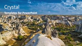  Presentation with cappadocia - Slides with amazing-rocks-in-love-valley background and a  colored foreground