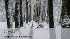  Presentation with russell - Slide deck having amazing-snowy-alley-with-jack background and a light gray colored foreground