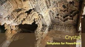  Presentation with udaipur - Cool new presentation theme with amazing-stone-carvings-in-indian backdrop and a tawny brown colored foreground