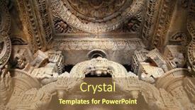  Presentation with udaipur - Beautiful slide set featuring amazing-stone-carvings-in-indian backdrop and a coral colored foreground