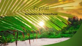  Presentation with amazing - PPT layouts featuring amazing-sunrise-at-the-beach background and a gold colored foreground