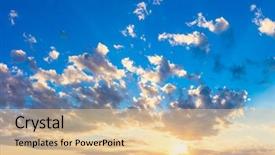  Presentation with amazing - Audience pleasing slides consisting of amazing sunrise sundown sky backdrop and a lemonade colored foreground