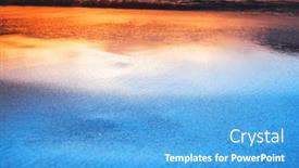  Presentation with bali - Presentation theme enhanced with amazing-sunset-from-bali-double background and a teal colored foreground