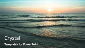  Presentation with thailand - Audience pleasing presentation design consisting of amazing-sunset-of-the-gulf backdrop and a dark gray colored foreground