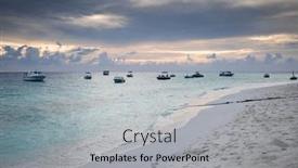  Presentation with tropical beach sunset - 