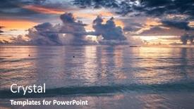  Presentation with island sunset - 