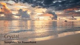  Presentation with island sunset - 