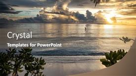  Presentation with island sunset - 