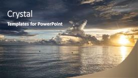  Presentation with island sunset - 