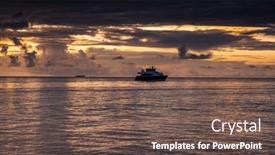  Presentation with island sunset - 