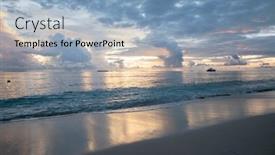  Presentation with island sunset - 