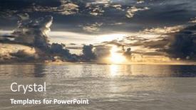  Presentation with island sunset - 