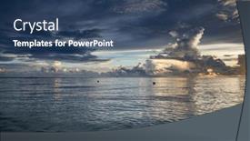  Presentation with island sunset - 