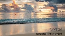  Presentation with island sunset - 