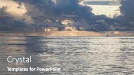  Presentation with island sunset - 