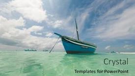  Presentation with clear water - Slide deck consisting of amazing-tropical-beach-background-white background and a seafoam green colored foreground