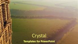  Presentation with bird eye view - PPT theme enhanced with amazing-view-from-the-height background and a  colored foreground