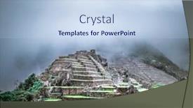  Presentation with amazing - Slides consisting of amazing-view-of-breathtaking-machu background and a sky blue colored foreground
