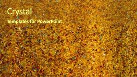  Presentation with marble tile texture stone wall - Cool new PPT theme with amber background texture pattern wall backdrop and a  colored foreground