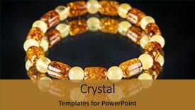  Presentation with jewelry for womens - Presentation theme having amber jewelry on grey background background and a  colored foreground