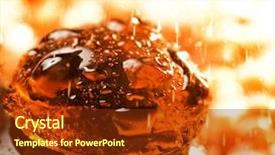  Presentation with still life crucifixion table - Colorful presentation theme enhanced with amber stone - abstract still life background backdrop and a tawny brown colored foreground