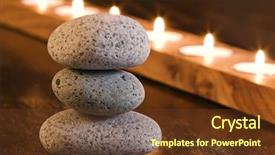  Presentation with balance - PPT theme having pretty young woman smoking unhealthy cigarette with dense smoke background and a dark gray colored foreground