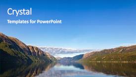  Presentation with calm - Amazing slide deck having ambience - calm morning at lysefjord lysefjorden backdrop and a teal colored foreground