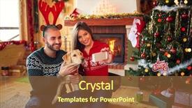  Presentation with cute christmas pug puppy dog - Cool new slides with ambience - photo of happy couple backdrop and a tawny brown colored foreground