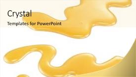  Presentation with paths - Audience pleasing PPT theme consisting of ambre - honey stain isolated backdrop and a blonde colored foreground