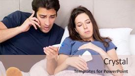  Presentation with pregnant - Audience pleasing PPT theme consisting of maternal emergency - young husband looking after his backdrop and a lemonade colored foreground