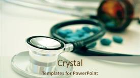  Presentation with office desk reception - Beautiful PPT theme featuring ambulatory - closeup of the desk backdrop and a  colored foreground