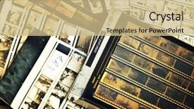  Presentation with film - Cool new presentation theme with amd - vintage contact proof printer backdrop and a coral colored foreground