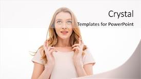  Presentation with hopeful - Audience pleasing presentation consisting of amen - image of cute young hopeful backdrop and a  colored foreground