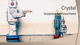  Presentation with crime - Cool new presentation theme with amendment - concept gun crime with retro backdrop and a sky blue colored foreground