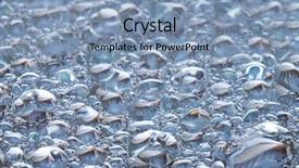  Presentation with water drops - Presentation having ameoba - water drops background and a light blue colored foreground