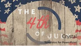  Presentation with 4th july - PPT theme with americ - colorful happy 4th of july background and a coral colored foreground