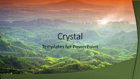  Presentation with banana - Colorful theme enhanced with america - hills covered in coffee backdrop and a light gray colored foreground