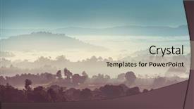  Presentation with guatemala - Theme having america latina - amazing mountains landscape in guatemala background and a soft green colored foreground