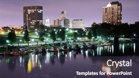  Presentation with savannah - Theme having population usa - downtown augusta georgia sits background and a tawny brown colored foreground