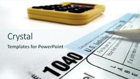  Presentation with america - Colorful theme enhanced with america with the irs backdrop and a sky blue colored foreground