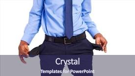  Presentation with generation and african american culture - Beautiful theme featuring american businessman with empty pocket backdrop and a navy blue colored foreground