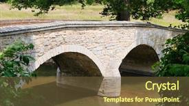  Presentation with civil war - Slide deck featuring american civil war - burnside bridge over antietam creek background and a tawny brown colored foreground