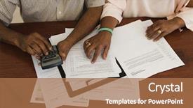  Presentation with african american church - PPT layouts having invoicing - mid section of senior african background and a coral colored foreground