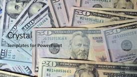  Presentation with functions of money - Amazing theme having american economy history - money background backdrop and a  colored foreground