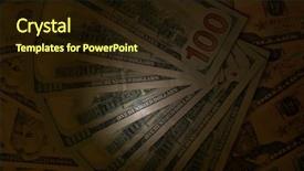  Presentation with mobile money gratuit - Cool new presentation theme with american economy history - money background backdrop and a  colored foreground