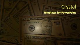 Presentation with money - Slides with american economy history - money background background and a  colored foreground