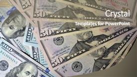  Presentation with time value of money - Cool new theme with american economy history - money background backdrop and a  colored foreground