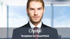  Presentation with sports manager - PPT layouts featuring american enterprise - handsome manager portrait background and a ocean colored foreground