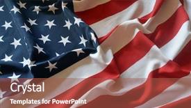  Presentation with constitution - Presentation with american flag background background and a red colored foreground